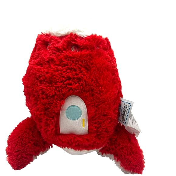 SQUISHABLE Large 18" RETIRED Red Rocket Space Ship Stuffed Plush Celestials EUC - Picture 3 of 9